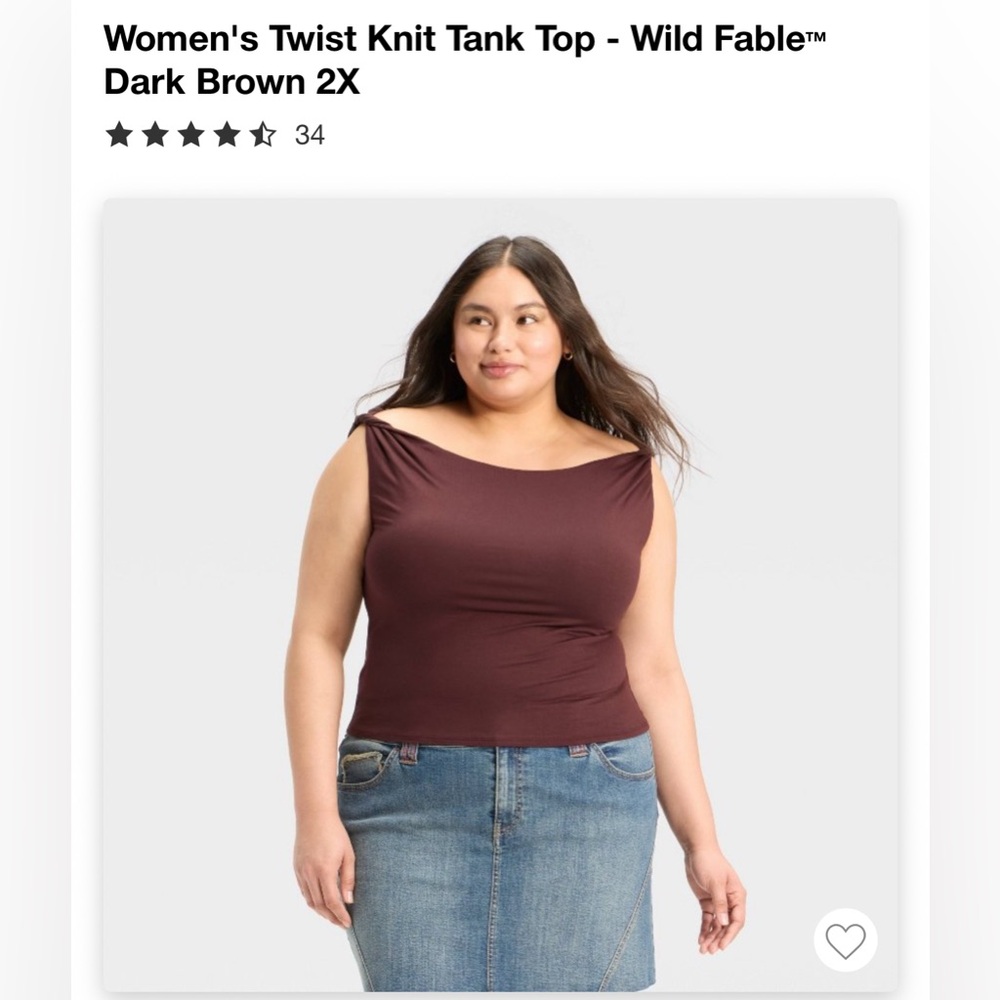 Women’s Twist Knit Tank Top